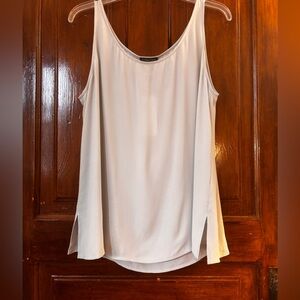 Eileen Fisher Silk Sleeveless Tank with Side Slits
